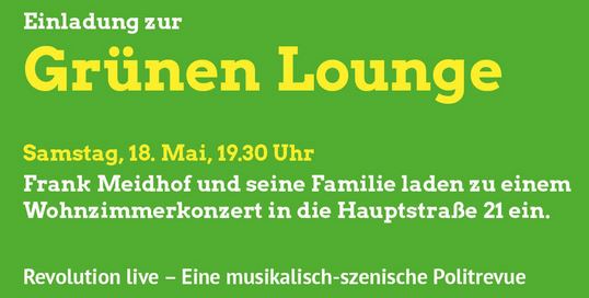 Einladung zur Grünen Lounge 18.05.19