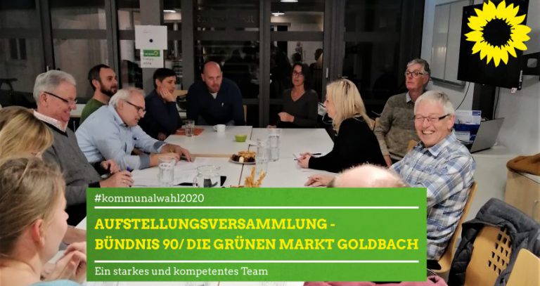 Listenaufstellung – Goldbacher Grüne wählen ihre Kandidaten