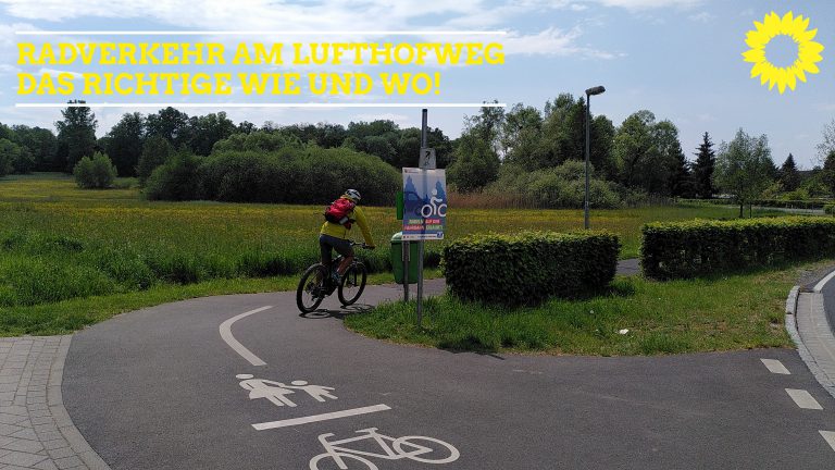 Radverkehr am Lufthofweg