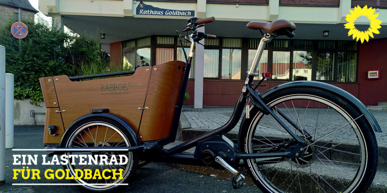 Ein Lastenrad in Goldbach?!