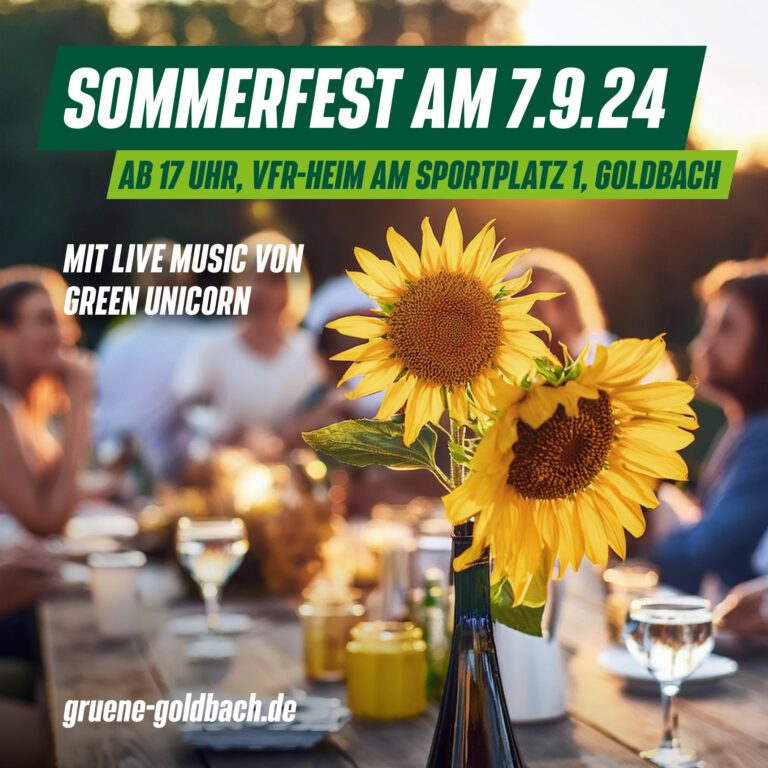 GRÜNES Sommerfest